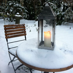 Winterliche Stimmung im Märchengarten -- Michaele Scherenberg -- Märchenerzählerin Frankfurt