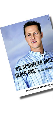 Michael Schumacher im Edelweishemd