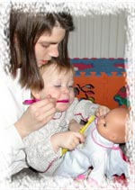Kinderzahnarztpraxis Rienhoff, Hannover - Z&auml;hneputzen mit Geschichten