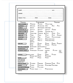 fiche de renseignement