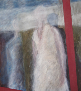Elke Höylä, Berliner Fenster (Mischtechnik 2011)