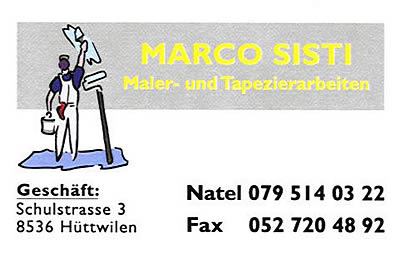 Herzlich Willkommen bei Maler Sisti