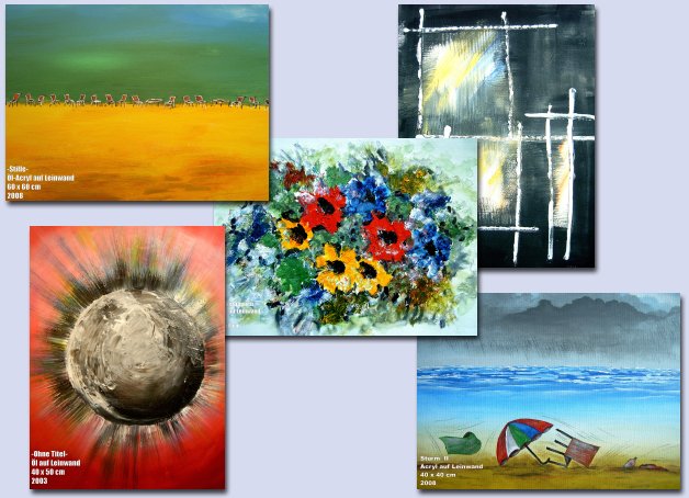 Rundgang Malerei Galerie Sch&auml;fer