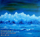 Eislandschaft II - Acryl - 40 x 40 cm