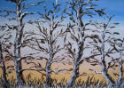 Winterlandschaft II - Acryl - 50 x 70 cm