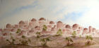 Arabische Stadt  - 50 x 100 cm - Acryl
