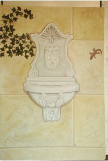 A4 Wandbrunnen