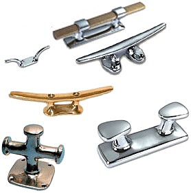 Taquets, Bolards, bittes