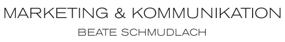Marketing und Kommunikation - Beate Schmudlach