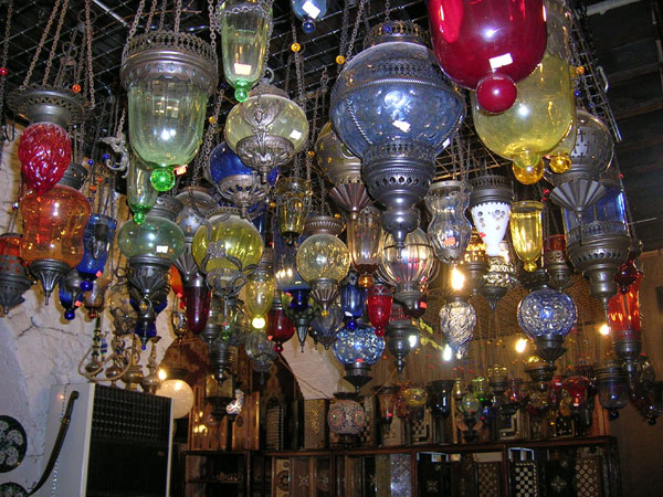 Lampenladen im Basar