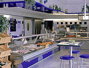 Marlin Seafood Bistro - Leckerer Fisch, t�glich frisch zubereitet. Fischgro�handel f�r R�ucherfisch, R�ucherlachs, R�ucheraal, Gravad Lachs, Stremel Lachs und andere leckere Fischspeziali�ten