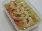 Prawns gekocht mit leichter Knoblauchnote