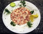 Octopuscarpaccio Serviervorschlag