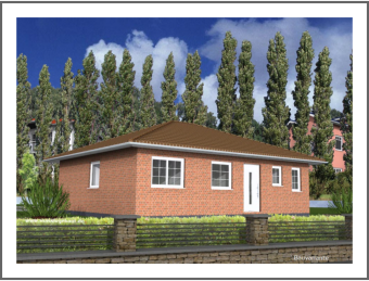 Bungalow 81 Variante mit Verblenderfassade
