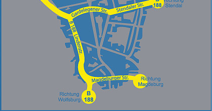 Lageplan der mbw Schlosserei GmbH