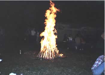 auch in der Nacht war es warm