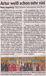 "Mein Augsburg" Schulbuch Präsentation in der Blériot VS