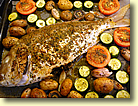 So sieht er aus, der Fisch vom Blech