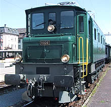 historische Elektrolokomotive Ae 4/7 11026