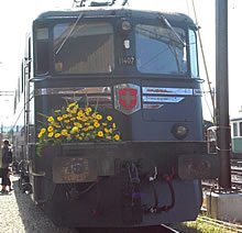 Elektro-Lokomotive Ae 6/6  11407  "Aargau"
