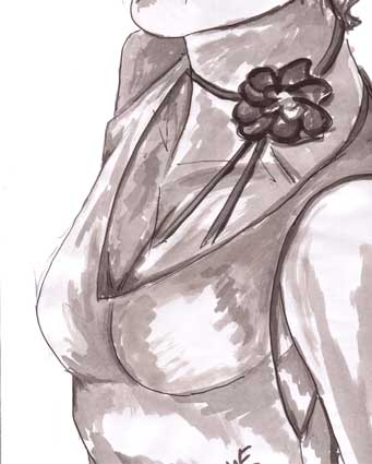Sommermode vom Mode- und Grafikatelier Antje Fassunke Excl.