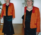 Satinkleid-Jacke