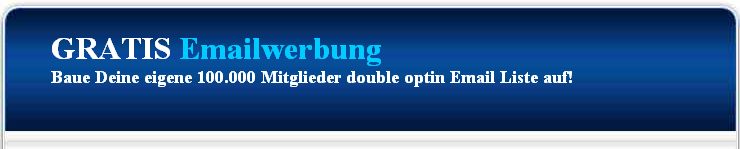 Gratis Email Werbung