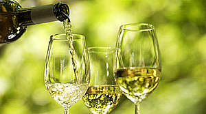 Moselwein im Glas