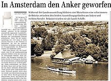 In Amsterdam den Anker geworfen