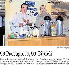 93 Passagiere, 90 Gipfeli