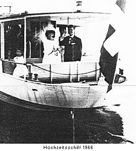 Hochzeitsschiff 1966 - MS Etzel
