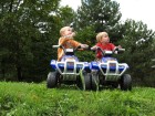 Mischa und Fabio unterwegs mit den Trampi quad`s