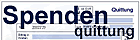 Spendenquittung anfordern