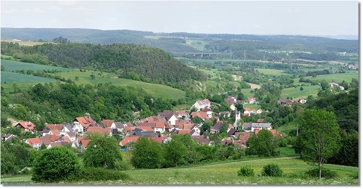 Blick auf Zimmerholz