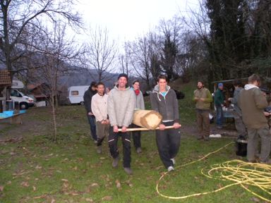 Zeremoniekreis aufstellen