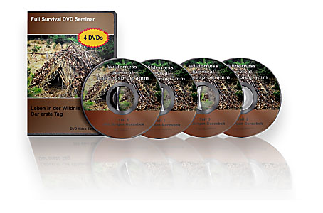 Full survival DVD Seminar - 4 DVDs