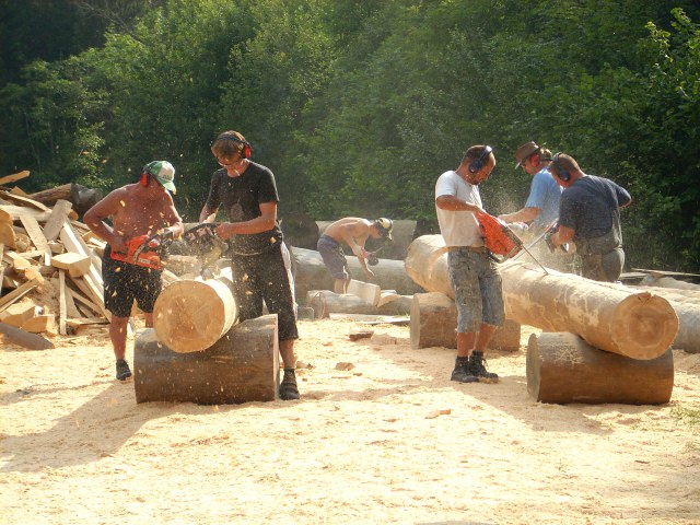 Naturhaus Lanz - Holz Blockhausbau-Kurs