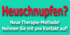 Therapie gegen Heuschnupfen - f&uuml;r weitere Infos bitte hier klicken