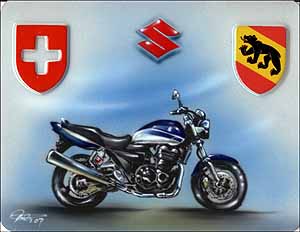 Unikat Motorradschild