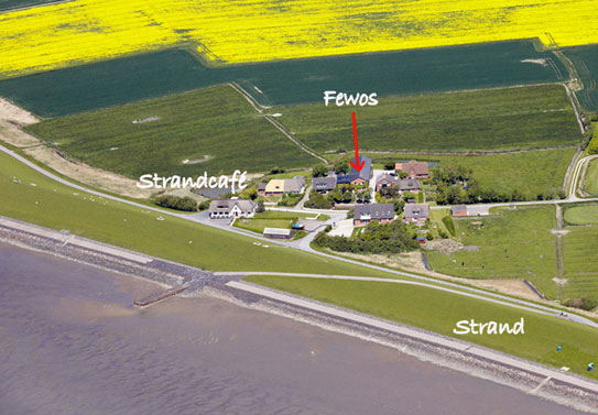 Ferienwohnungen Tammwarft auf der Insel Pellworm