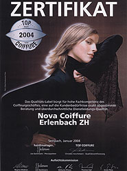 NOVAcoiffure Erlenbach - Top Coiffeur Quality Tested 2004 (pdf 760KB)