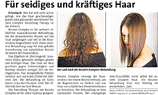 seidiges und kräftiges haar