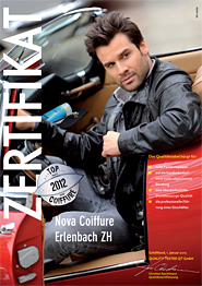 Zertifikat Top Coiffure 2012
