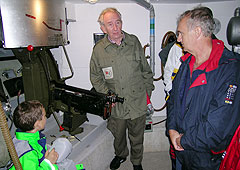 OBCZ - Zürichsee-Woche - Motorbootausflug zur Grynau - Geschützraum in der Festung Grynau