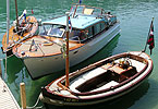 OBCZ - Zürichsee-Woche - Insel Schönenwerd - Boote am Steg festgemacht
