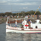 OBCZ - 3. Oldtimer Boot Treffen 1990 im Hafen Rapperswil - M/S Gambrinus, M/L Trilby (im Hintergrund)