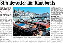 March-Anzeiger und H�fner Volksblatt - Strahlewetter f�r Runabouts