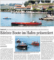 Linth-Zeitung - Edelste Boote im Hafen pr�sentiert