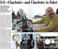 S/L Charlotte und Charlotte in Fahrt