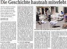 Die geschichte hautnah miterlebt